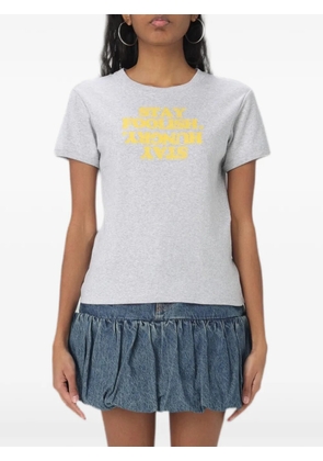 Coperni slogan-print cotton T-shirt - Grey