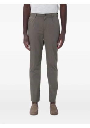 BROOKSFIELD pleated gabardine trousers - Green