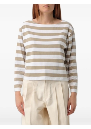Theory striped long-sleeve T-shirt - Neutrals