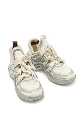 Louis Vuitton Pre-Owned Archlight foil sneakers - White