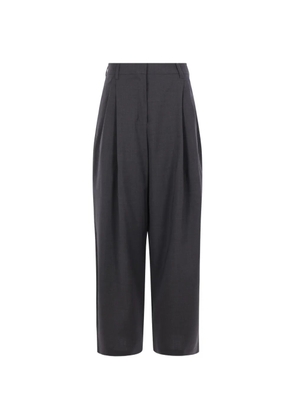 'S Max Mara pleated wide-leg trousers - Grey