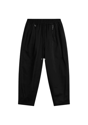 Mastermind World tapered-leg drawstring trousers - Black