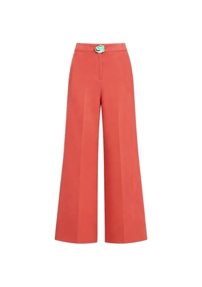 Alexis Spargi decorative-button trousers - Red
