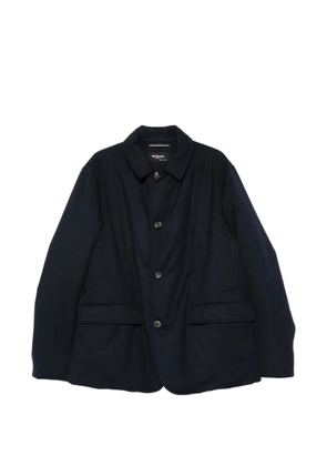 Kiton button-fastening flap-pockets jacket - Blue