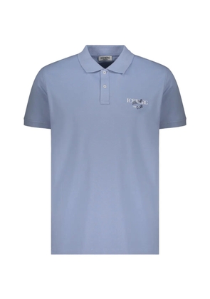 Iceberg logo-print polo shirt - Blue