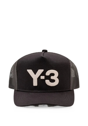 Y-3 logo-embroidered trucker cap - Black