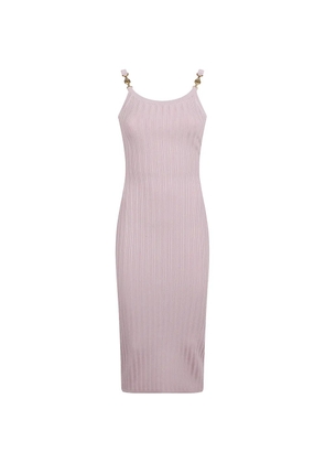 Versace Medusa '95 ribbed-knit midi dress - Pink