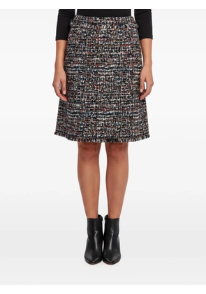 Etro Pre-Owned tweed-effect mini skirt - Black