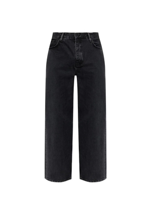 AllSaints buttoned wide-leg jeans - Black