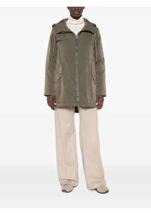 Herno hooded ripstop parka - Green