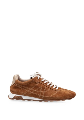Ash Kill Bill suede contrast-stitching sneakers - Brown