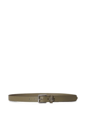 Lauren Ralph Lauren logo-keeper skinny belt - Green