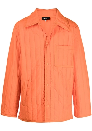 3.1 Phillip Lim quilted single-breasted jacket - Orange