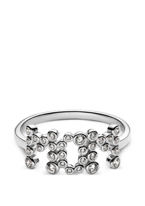 Maria Black Mom Collet ring - Silver