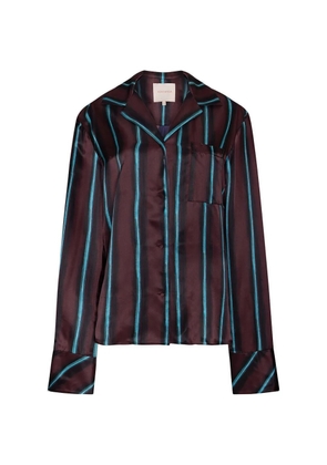 Roksanda Delan stripe-print shirt - Brown