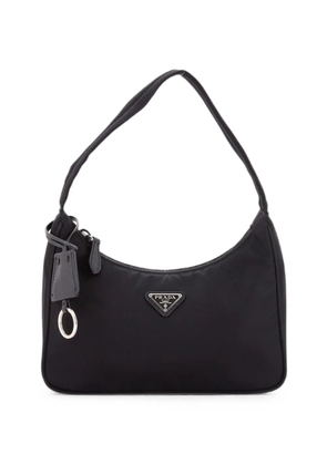 Prada Pre-Owned Re-Edition 2000 Tessuto Mini hobo bag - Black