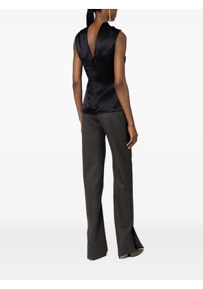 Roksanda Maris silk-satin sleeveless blouse - Black