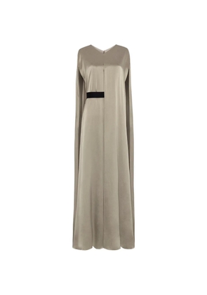 Roksanda Fyeris cape-sleeve maxi dress - Neutrals