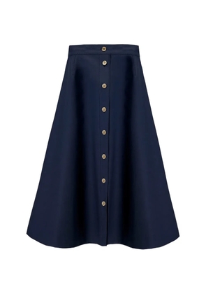 Carolina Herrera button-front midi skirt - Blue