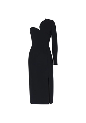 Roksanda Zahrah one-shoulder midi dress - Black