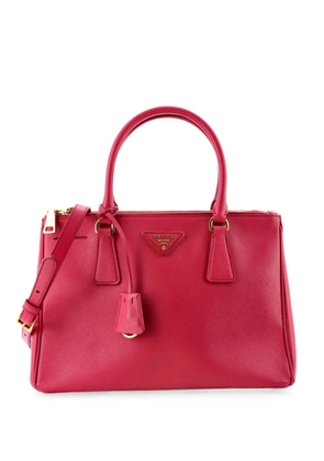 Prada Pre-Owned Double Zip Lux Saffiano Leather Small tote bag - Pink