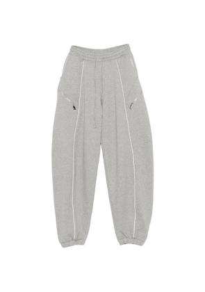 The Attico drawstring-fastening track pants - Grey