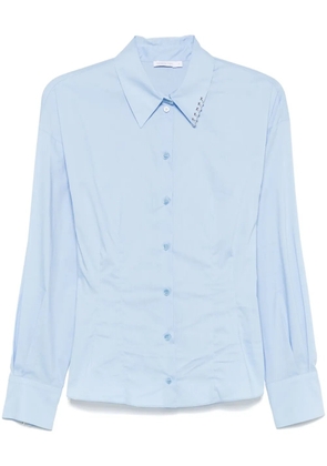 Patrizia Pepe hoop-detail shirt - Blue