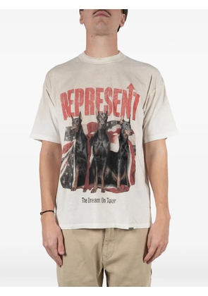 Represent Dream on Tour graphic-print T-shirt - Neutrals
