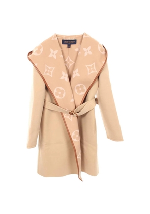 Louis Vuitton Pre-Owned 2010s Giant Monogram hooded coat - Neutrals