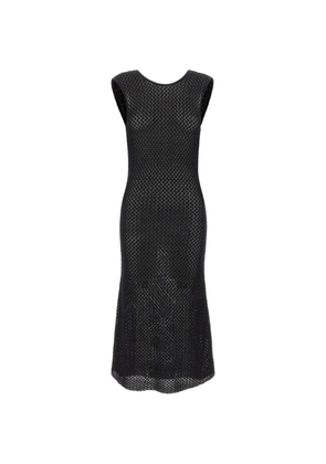 The Garment Tanzania Back openwork knit midi dress - Black