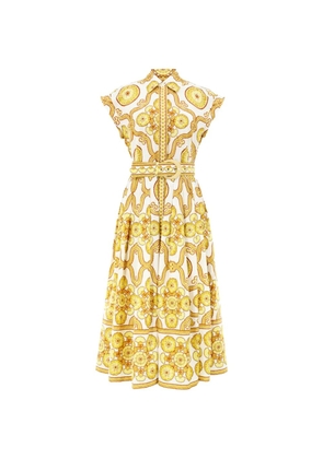 Cara Cara Octavia midi dress - Yellow