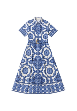 Cara Cara Malena floral-print midi dress - White