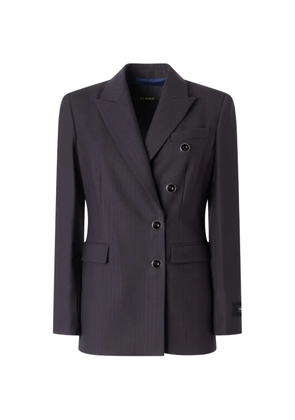 PINKO double-breasted pinstripe blazer - Blue