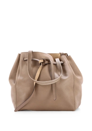 Celine Pre-Owned Phantom Tie Cabas Leather Medium tote bag - Neutrals