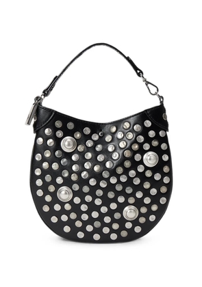 Polo Ralph Lauren mini stud-embellished leather shoulder bag - Black