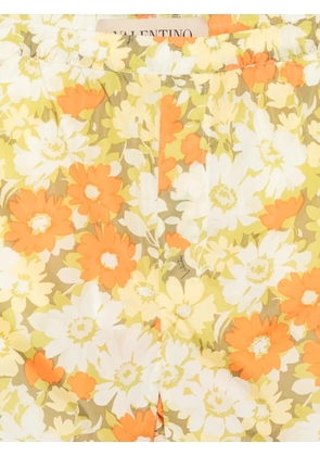 Valentino Garavani floral-print swimming shorts - White