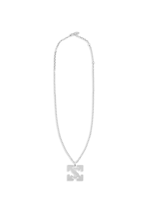 Off-White Arrows pendant necklace - Silver