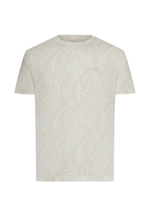 ETRO Paisley-print cotton T-shirt - Neutrals