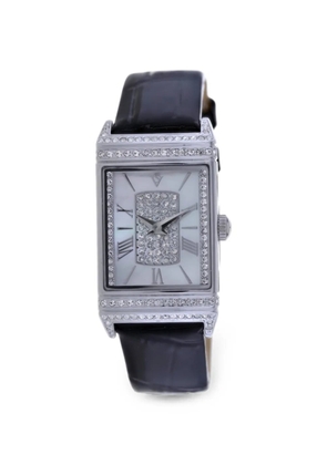 CHRISTIAN VAN SANT Amara crystal-embellished 34mm watch - White