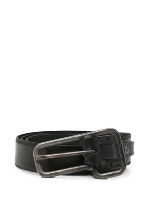 Layer Zero distressed-effect buckle belt - Black