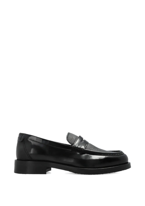 AllSaints leather loafers - Black