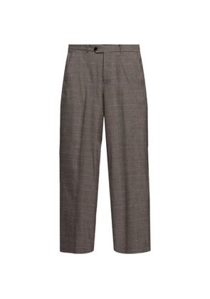 AllSaints check-pattern trousers - Brown