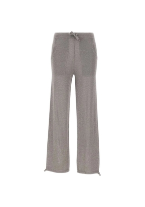 Kangra drawstring-waist knitted track pants - Grey