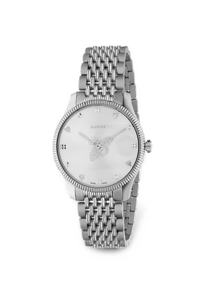 Gucci G-Timeless Bee 38mm watch - Silver