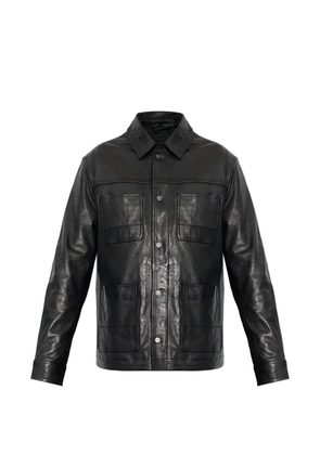 AllSaints Saxon leather jacket - Black