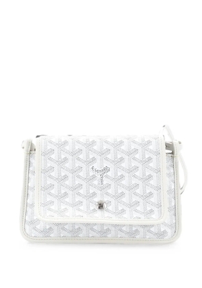 Goyard Pre-Owned Plumet Clutch Wallet Coated Canvas crossbody bag - White