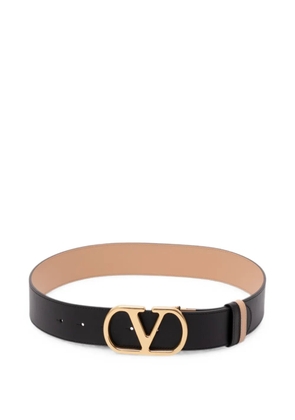 Valentino Garavani VLogo leather belt - Black