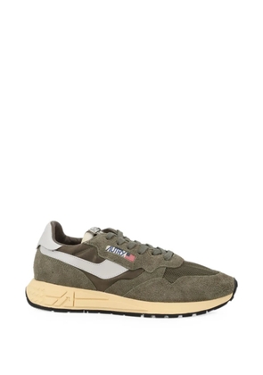 Autry panelled suede sneakers - Green