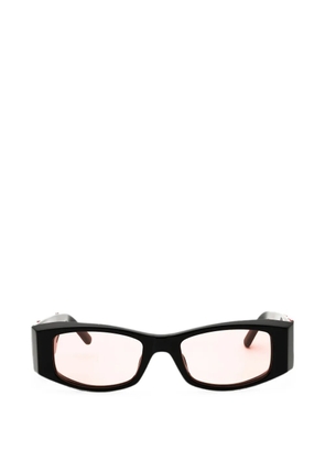 Palm Angels Eyewear Angel logo-plaque sunglasses - Black