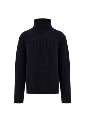 Ferragamo high-neck knitted sweater - Blue